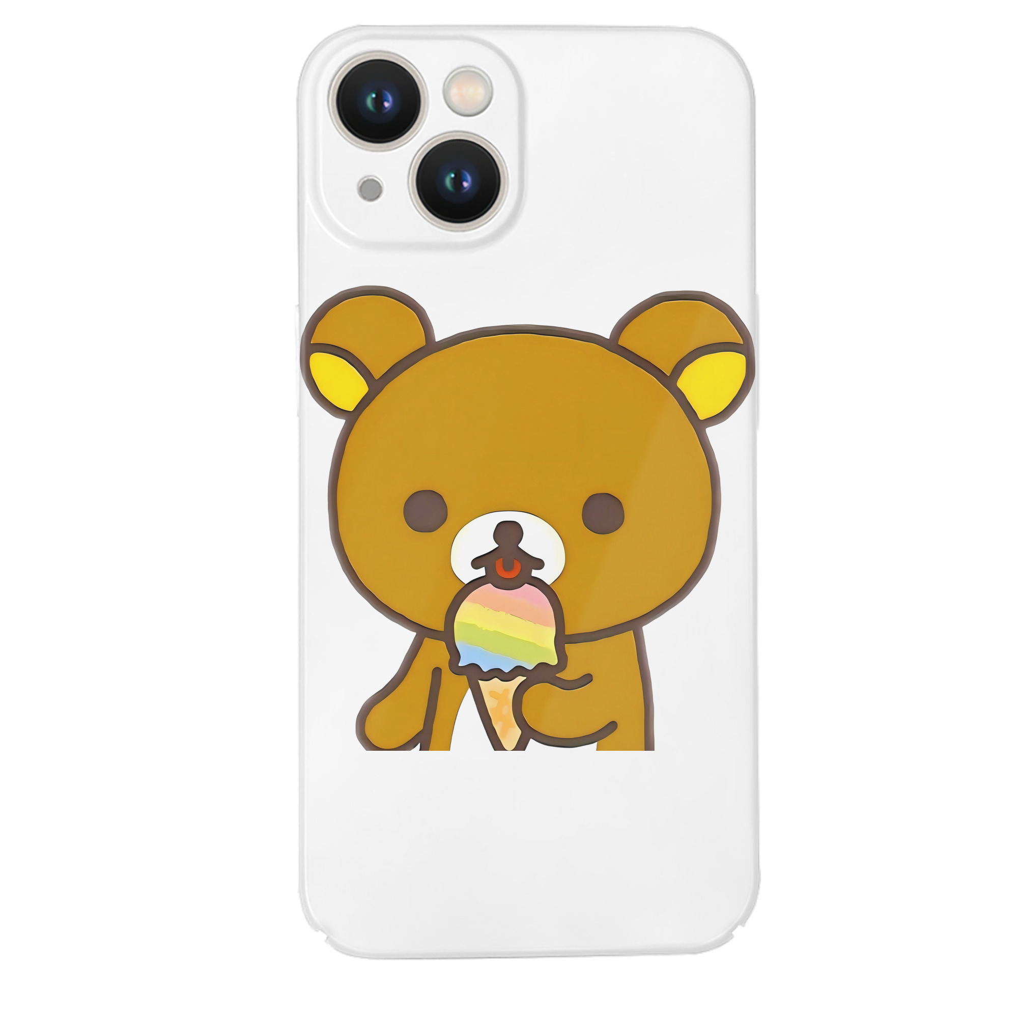 （画像用） リラックマ リラックマ キイロイトリ Rilakkuma Korilakkuma Kiiroitori 【iPhone 14シリーズ対応】ハードケース